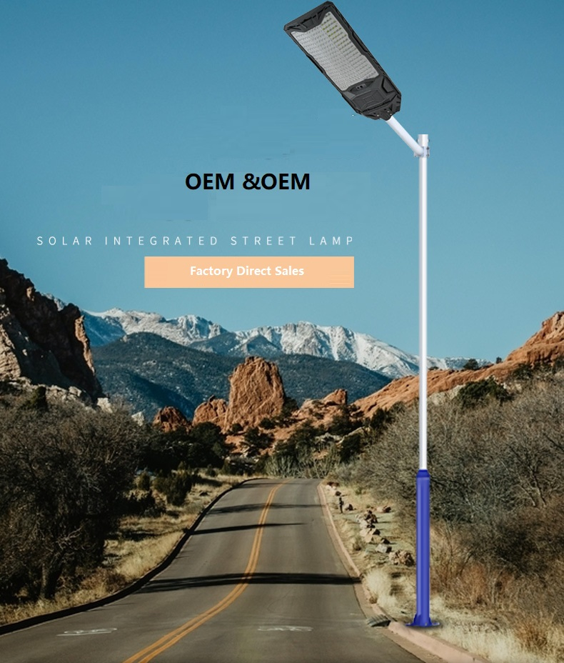 Smart Solar Motion Sensor Street Light with Remote APP Control