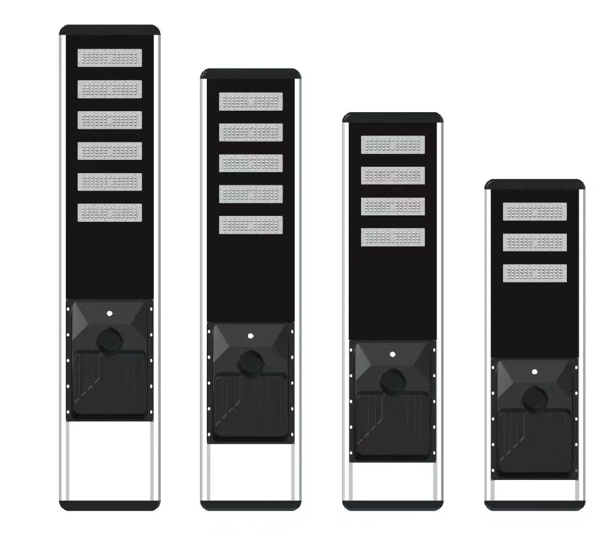 Solar Street Light Outdoor Solar Powered Street Lamp Waterproof IP65 High Brightness for Road Garden Communitysolar Street Light Outdoor Solar Powered Street La