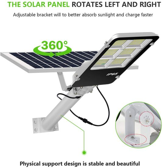 Professional-Grade DC Power Dimmable LED Solar Street Light for Municipal