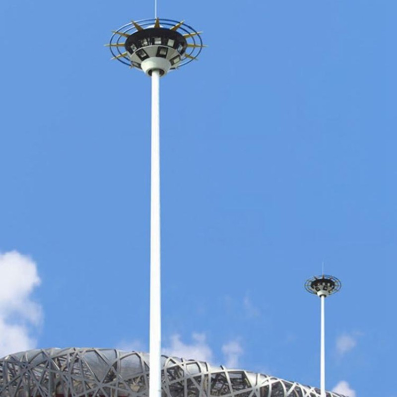 High Power 25m High Mast Lighting Pole Tower Stadium Light Street Light