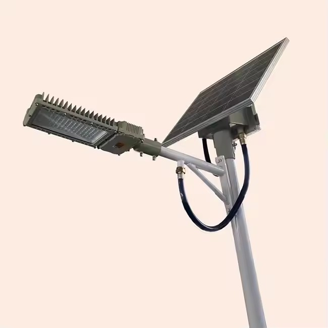 High Powered 100W 200W 300W Road Streetlight Waterproof IP65 Outdoor Split Solar LED Street Light