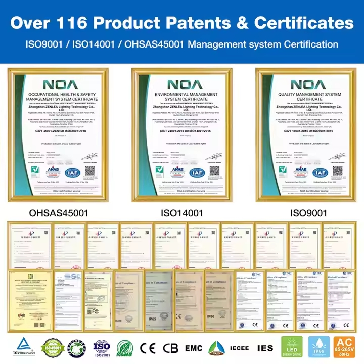 IP65 Waterproof 100W 200W 300W 500W 800W Die Casting Aluminum All in One Solar LED Street Light