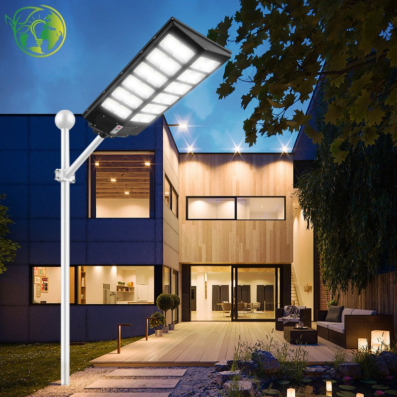 High-Efficiency 60W Solar Street Light with Motion Sensor for Residential Roads