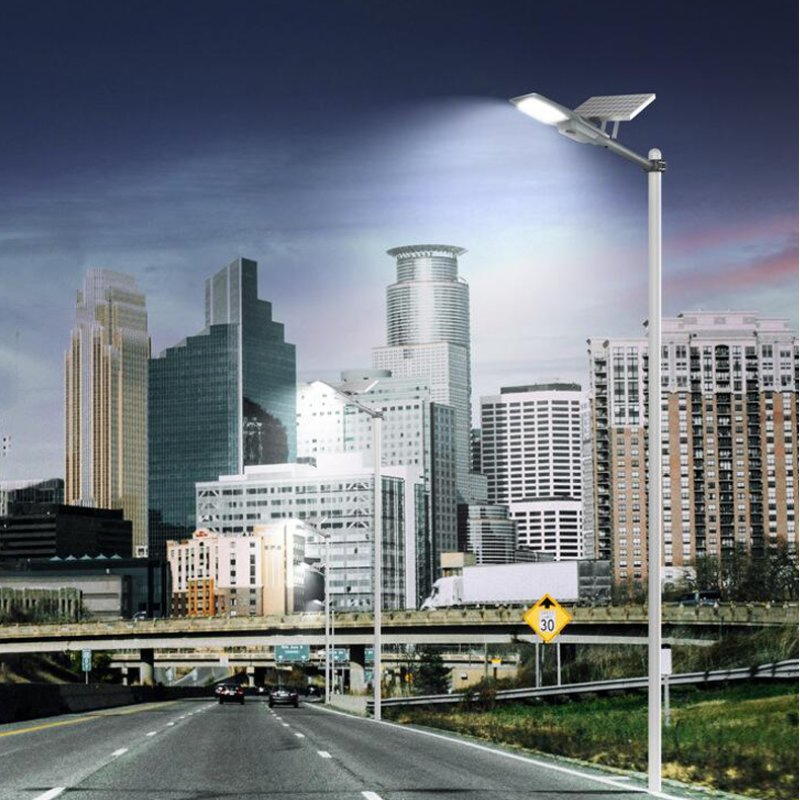 200W 300W 400W Aluminum High Lumen Outdoor Split Solar Powered Street Light Lamp Waterproof Remote Control