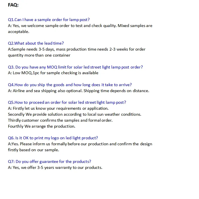 High Mast Light Application