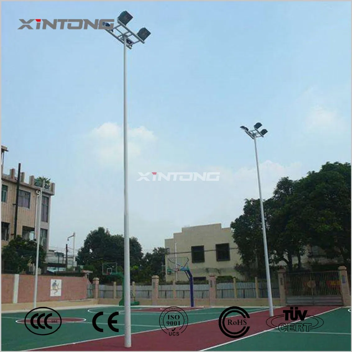 45m High Mast Pole Light for Stadium High Mast LED Street Light for Football Field