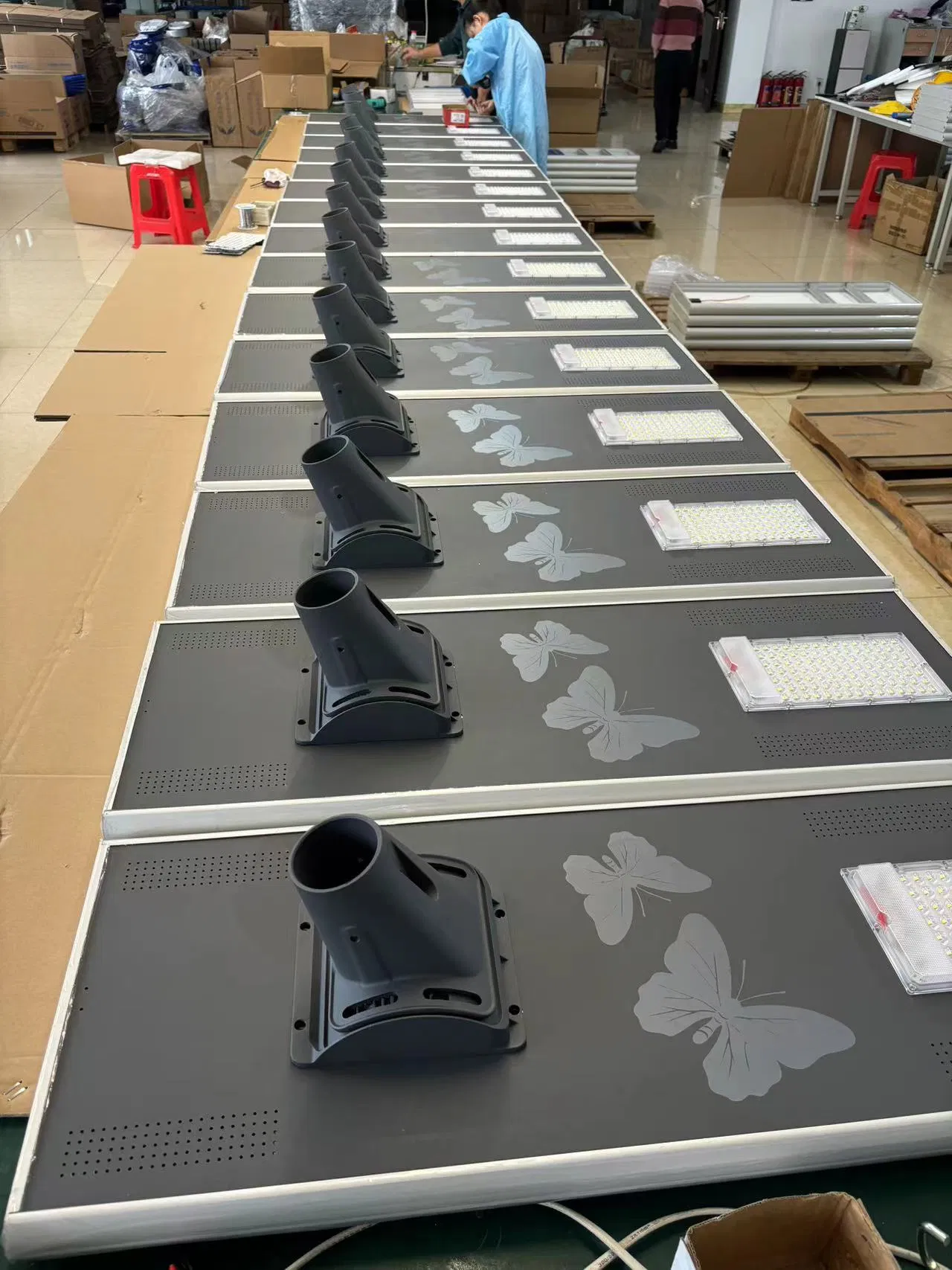 Solar Street Light Outdoor Solar Powered Street Lamp Waterproof IP65 High Brightness for Road Garden Communitysolar Street Light Outdoor Solar Powered Street La