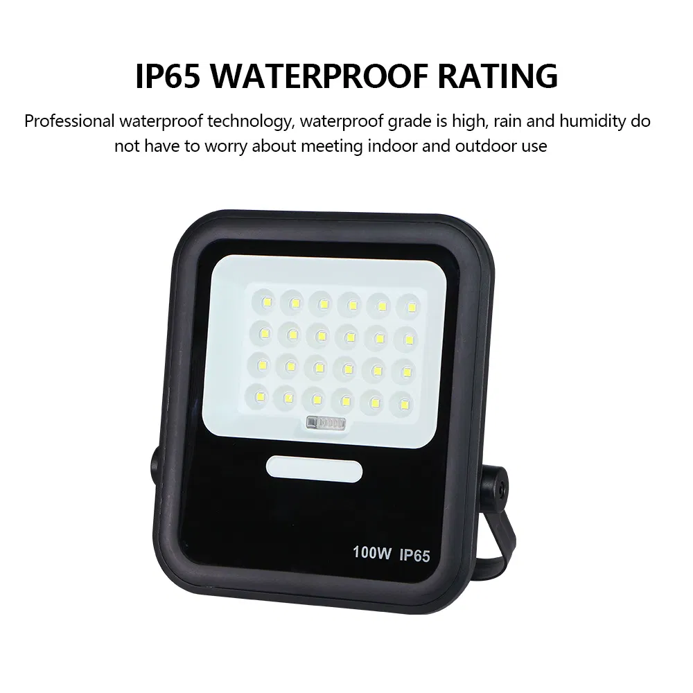 Rechargeable Waterproof IP65 Stadium Street Garden Outdoor Wall 50W 100W 150W 200W 250W 300W Smart Split Solar LED Flood Light