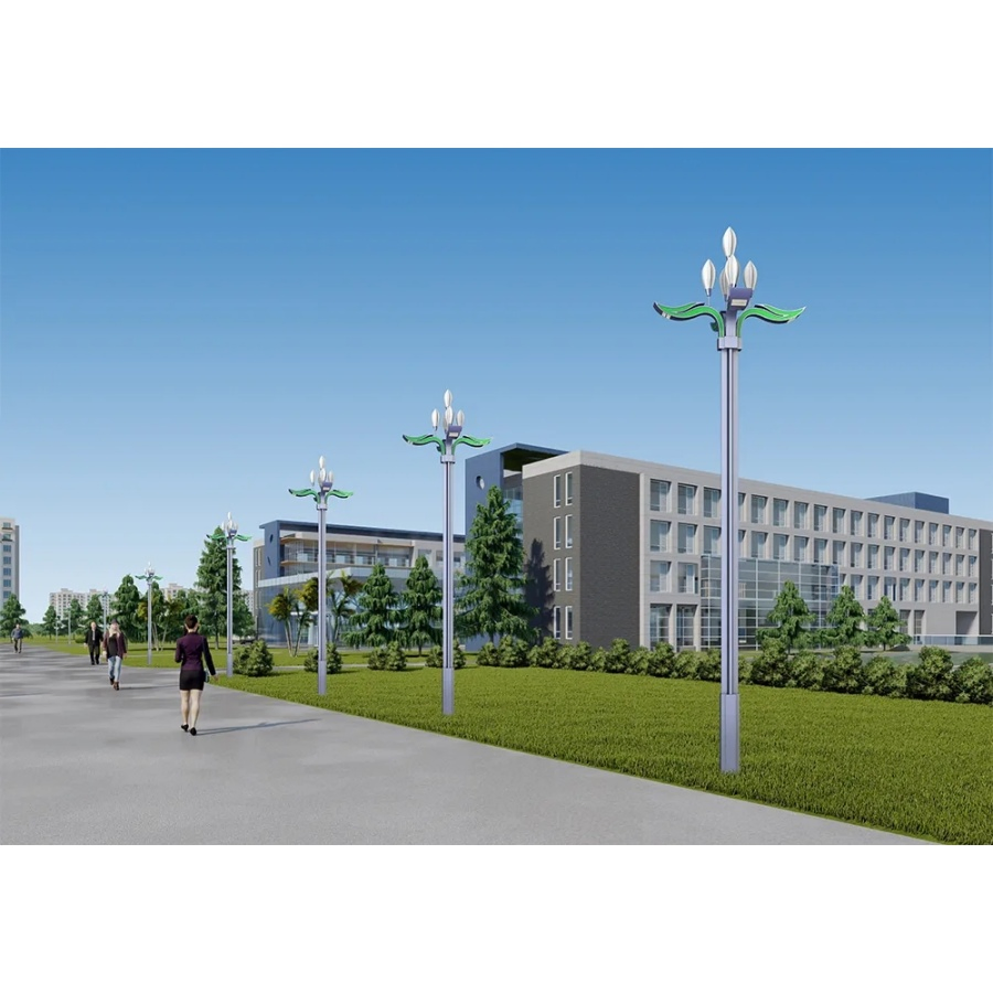 Impact Resistance Outdoor Integrated Energy Saving High Power LED Landscape Street Lights for Residential Areas