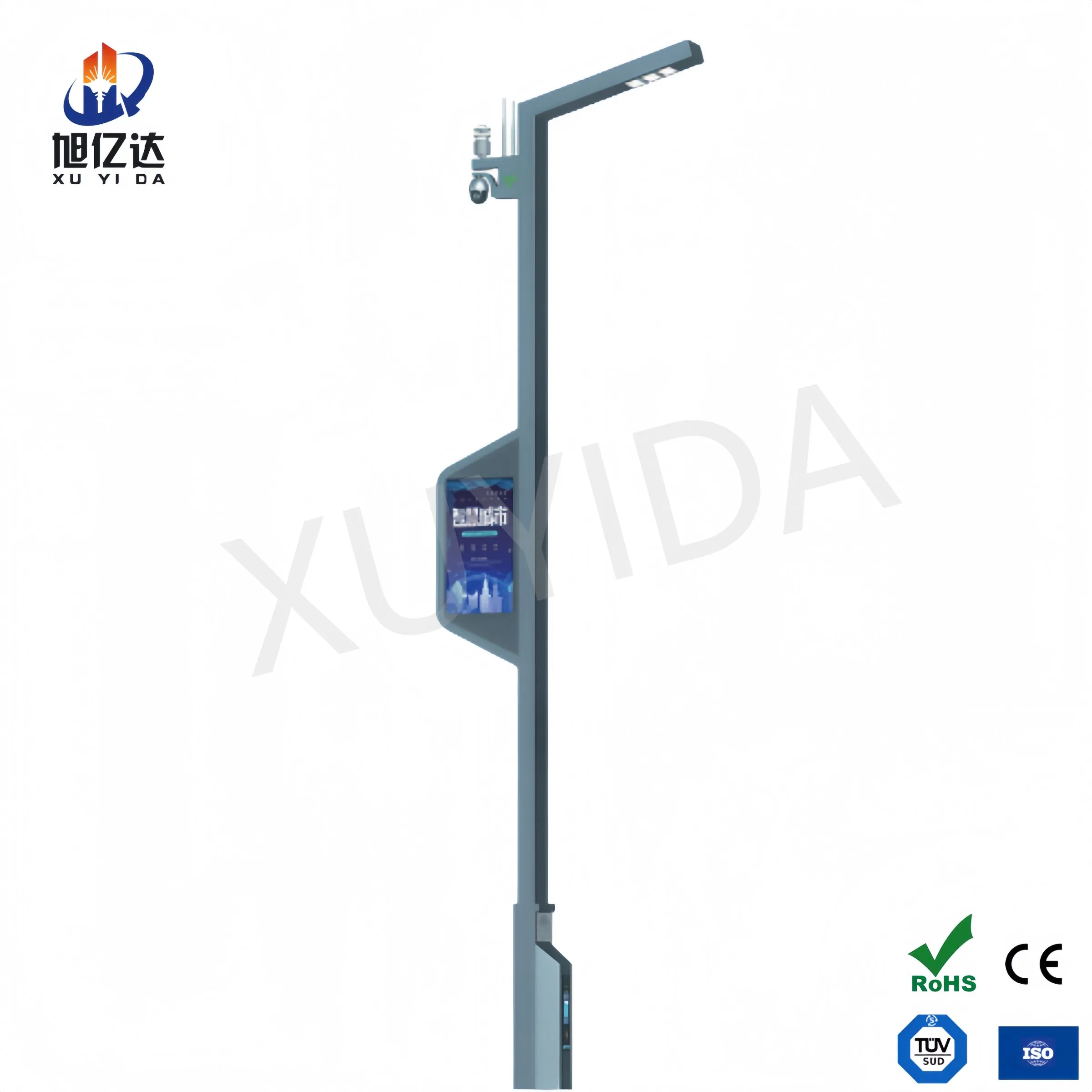 Smart 5g Street Light with Display WiFi Broadcast Charging Pile LED Multi-Function