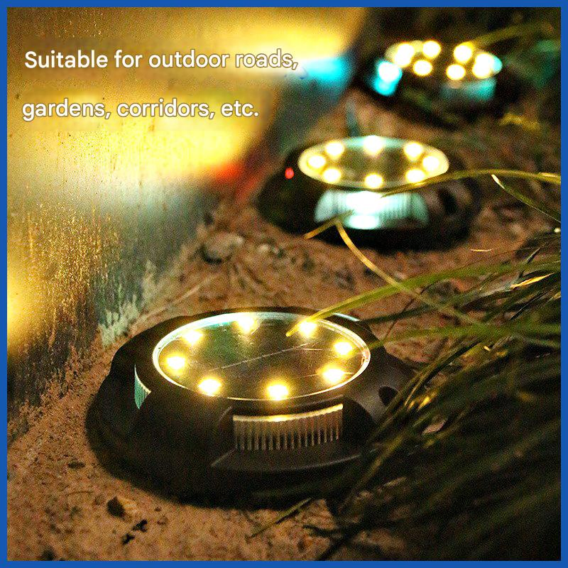 Outdoor Solar Light Wiring-Free Maintenance-Free LED Solar Ground Lights Suitable for Parks, Courtyards, Street Landscape Lighting