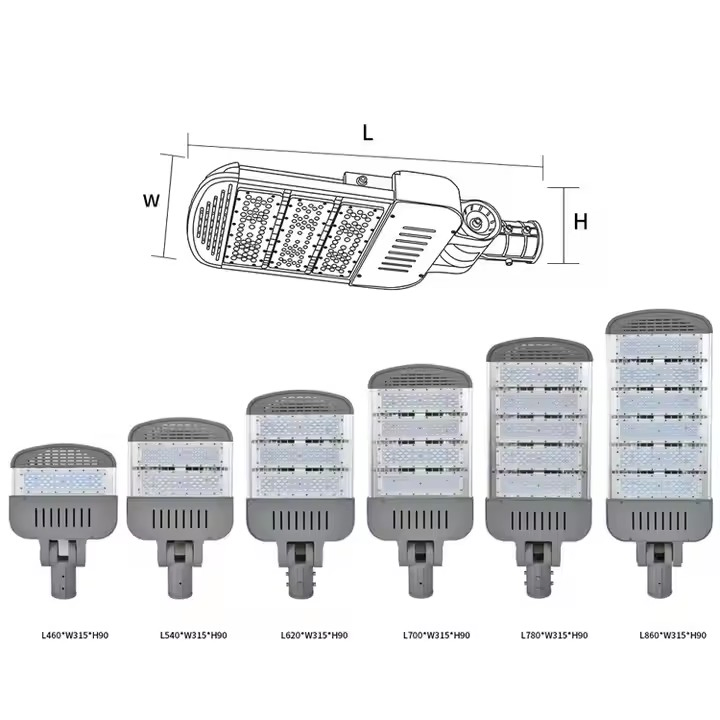 LED 200W 300W Aluminum Outdoor Waterproof Residential Power Street Light for Road