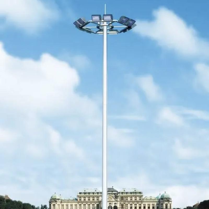 High Power 25m High Mast Lighting Pole Tower Stadium Light Street Light