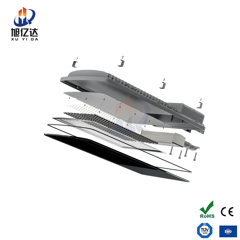 Outdoor Intelligent Road Lighting Aluminum IP65 LED Split Solar Street Light