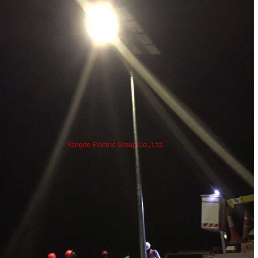 Yangde All in One Smart Solar LED Street Light with Remote System Human Body Sensor