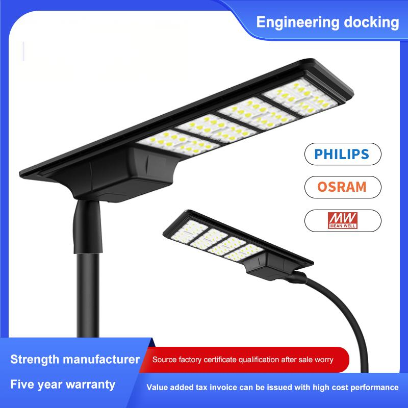 Solar Street Light Outdoor Solar Powered Street Lamp Waterproof IP65 High Brightness for Road Garden Communitysolar Street Light Outdoor Solar Powered Street La