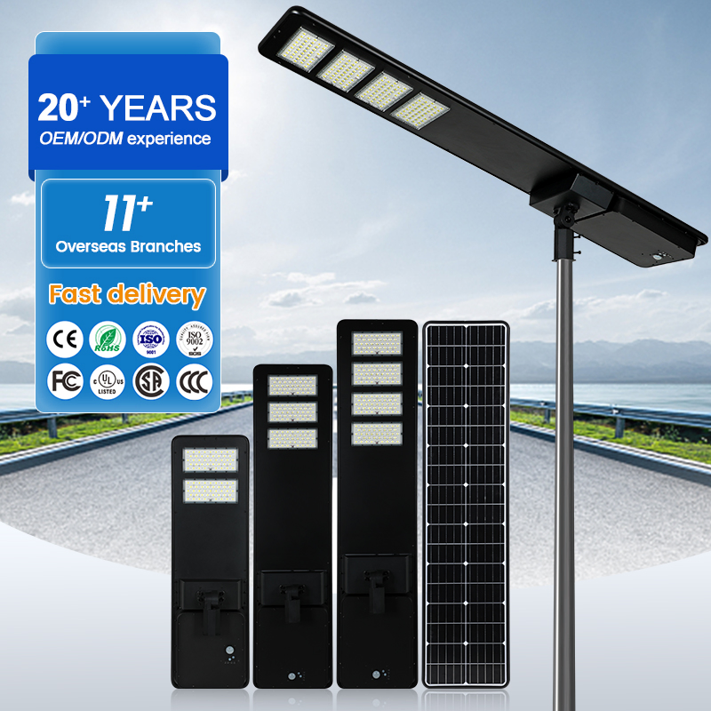 All in One Solar LED Street Light for Residential Courtyard for 6-10m Installation Height