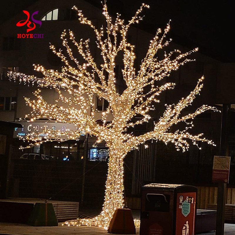 2025 Outdoor Luminous Waterproof Christmas Tree Motif Light City Street Park