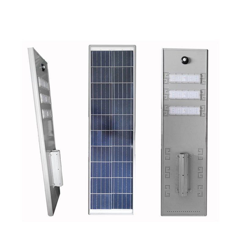 Smart 80W Solar Street Light for Pathway IP65 Mono CE Remote Timing Control