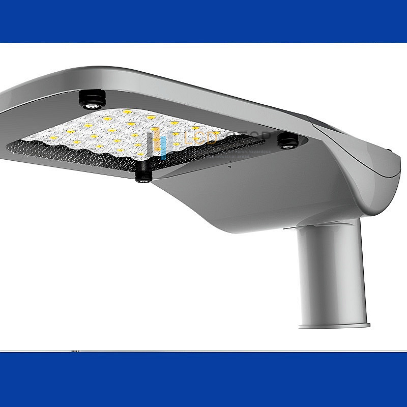 LED Streetlight 50W-200W IP66 Waterproof Ik10 100-277VAC 24VDC 3000K/5000K Multi Beam Angles Die-Cast Aluminum SMD3030/5050 for Outdoor Road and Area Lighting