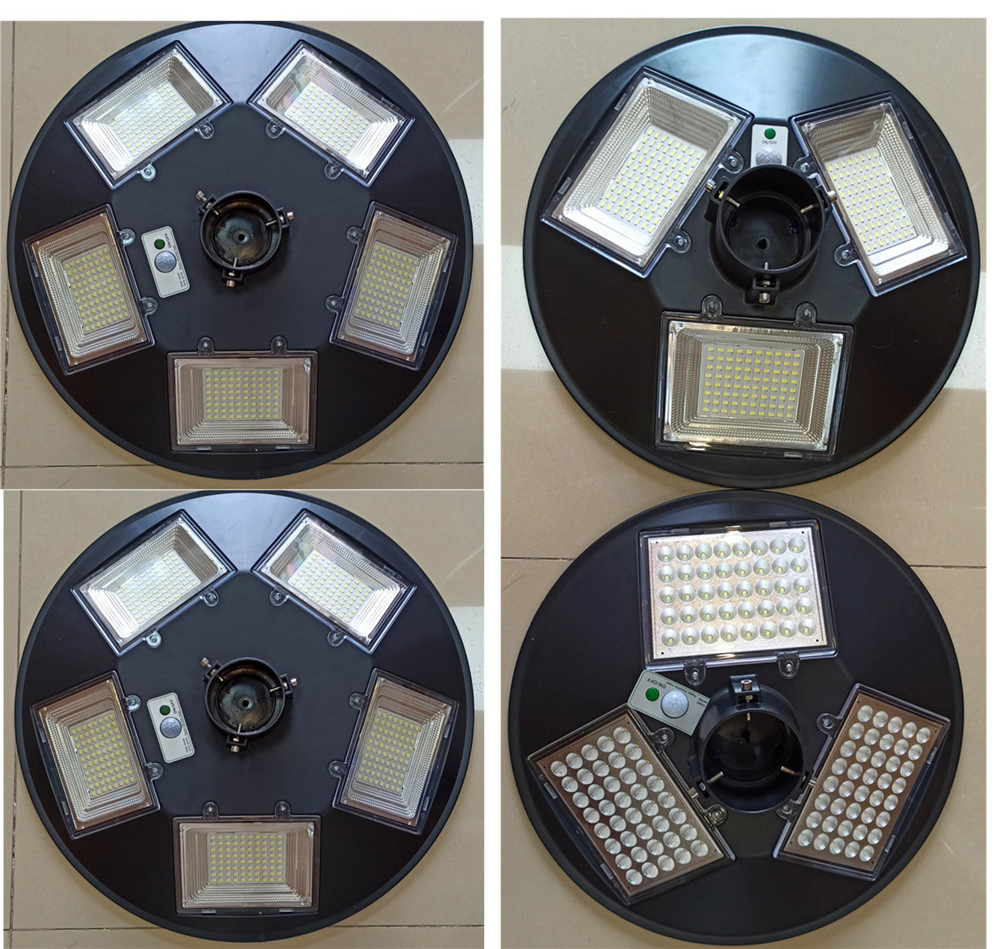 Yaye Hot Sell UFO 150W/300W Solar LED Street Garden Light with Control Modes: Light + Timing + Rador Control / Remote Controller