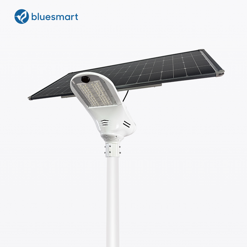 Bluesmart Integrated Solar Street Light LED Street Lamp with Remote Motion Sensor Control
