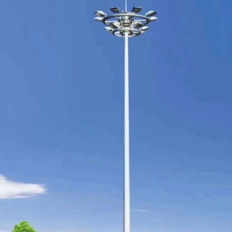 High Power 25m High Mast Lighting Pole Tower Stadium Light Street Light