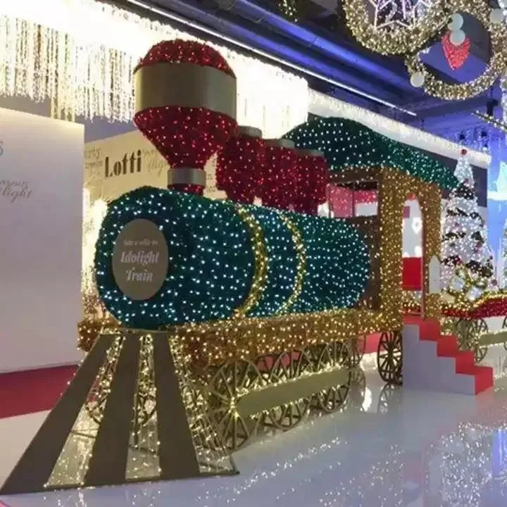 LED Train Motif Christmas Decoration