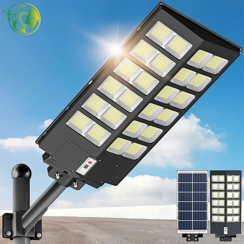 High-Efficiency 60W Solar Street Light with Motion Sensor for Residential Roads