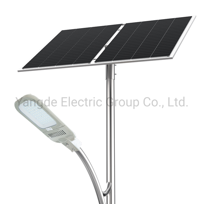 150W 200W Double-Sided Panel Split Solar Street Light