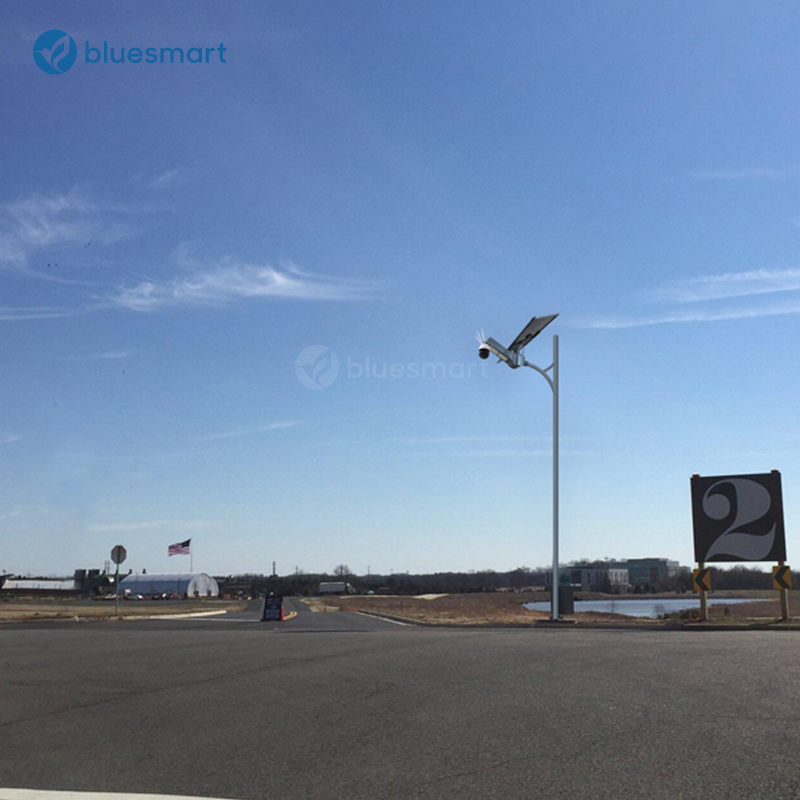 Chinese Best Manufacture LED Outdoor Solar IP Camera Solar Powered Street Road Light with Wireless WiFi