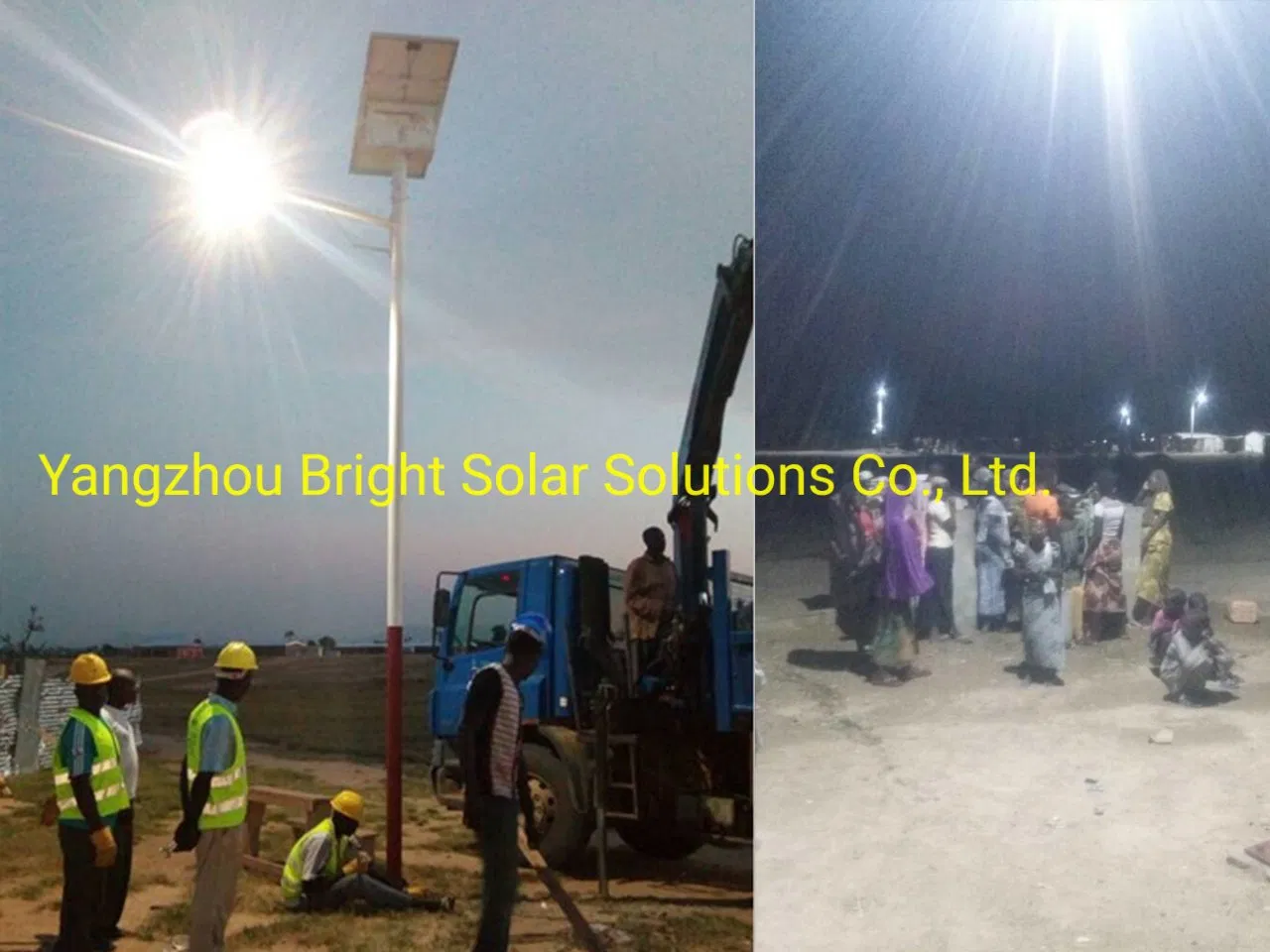 6meters Pole 36W CREE Chip LED Split Solar Street Lights