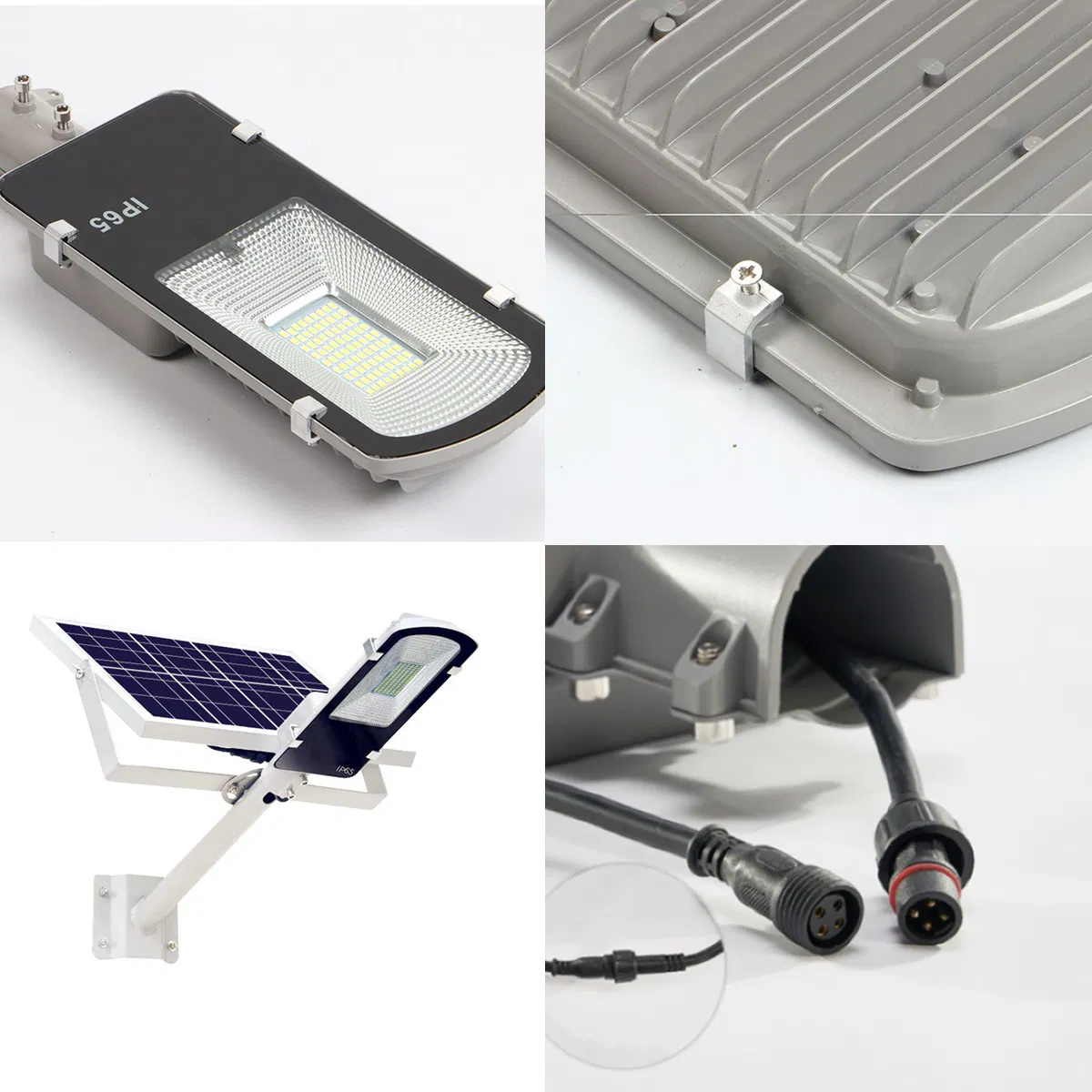 Outdoor Parking Lot, Road Lamp, Public Area, Garden and Yard 60W 100W LED Solar Street Light for Commercial or Residential Area