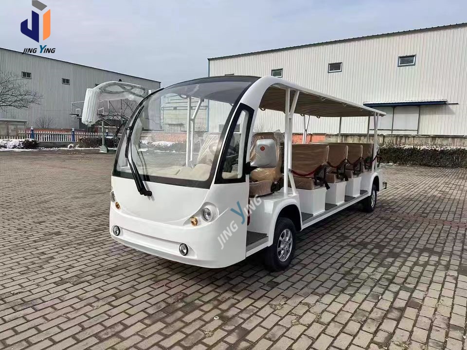 14 Passenger Sightseeing Car Golf Buggy Carts Tourist Electric Shuttle Bus Golf Carts Electric Sightseeing Bus