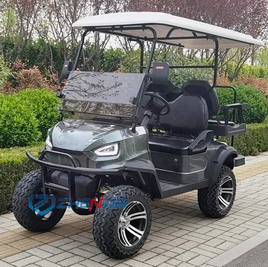 China Factory High Quality CE Certified 48V Electric Off-Road Golf Cart with 90km Range for Sale