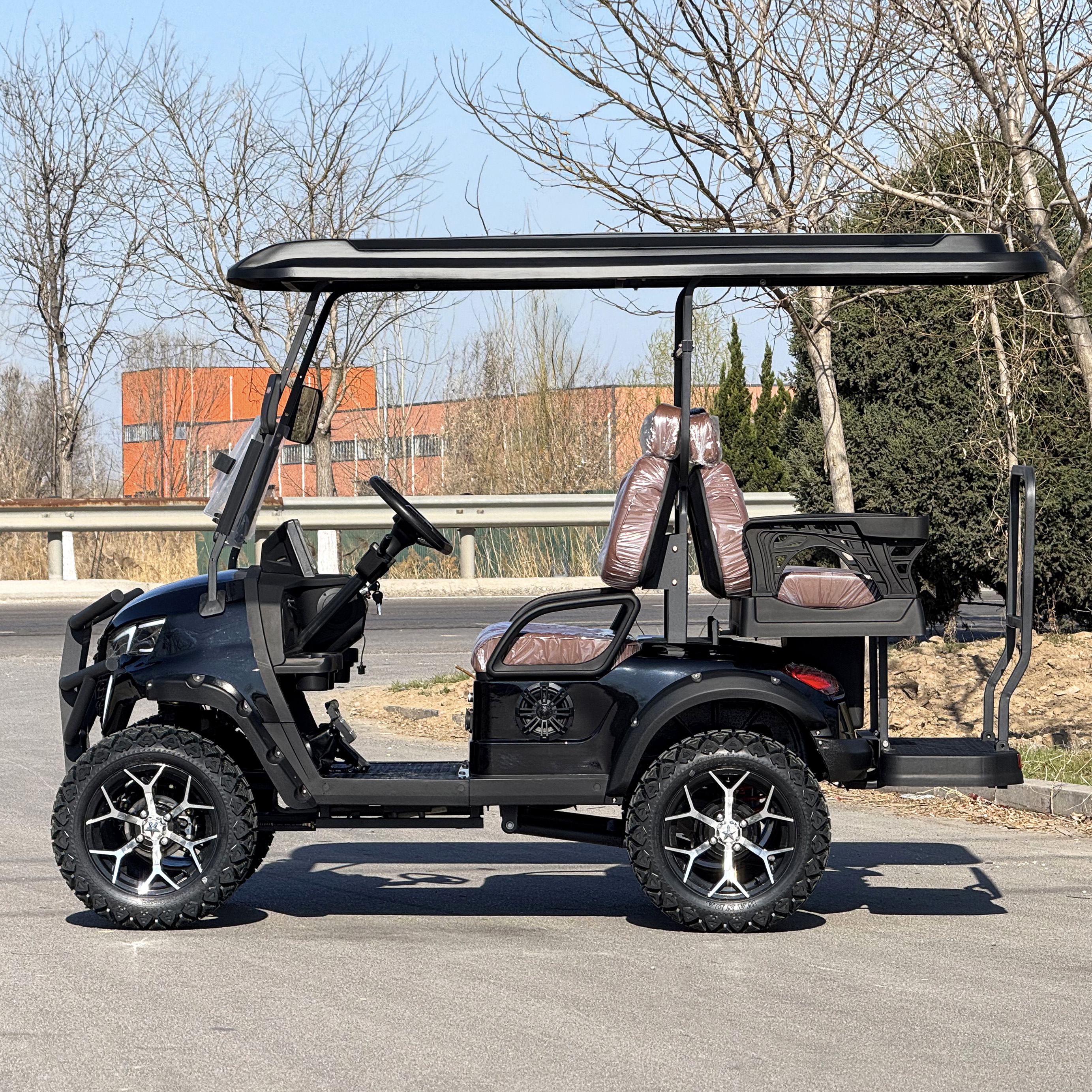 Golf Cart Four Seats Electric Customized Golf Carts With Lithium Batteries