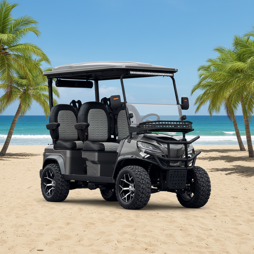 High Quality 4 Seats Factory Price Golf Car Lithium Battery Operated New-energy Off Road Custom Electric Golf Cart Cheap Price