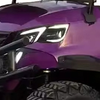 Lens headlight