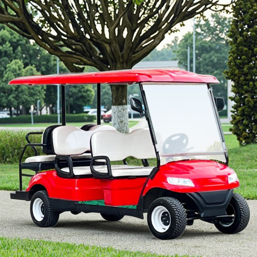 Scenic Tourism Electric Golf Cart with 8 Seats 48v Battery Engine Durable Steel Construction for Hotels Campuses Houses