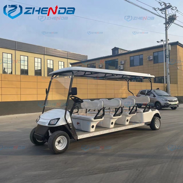 Luxury Electric Car 8 Passenger 8 Seater Utility Car Electric Golf Cart Club Golf Cart for Resort Use Hotel