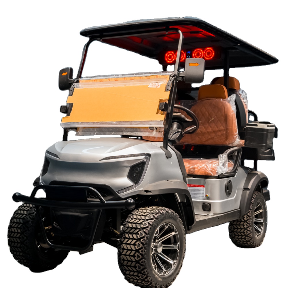 Kepler Adult Battery-powered Resort Buggy Rear Axle Drive Off-Road Tires Foldable Windshield for Campus Commute