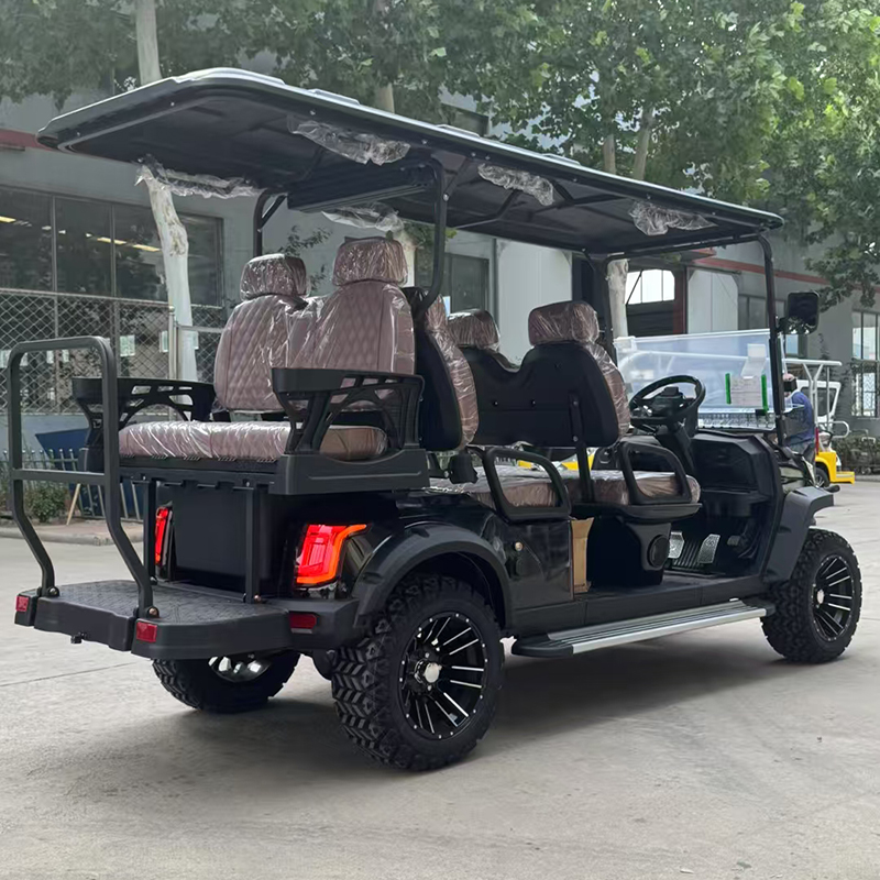 Factory Sales New Electric Golf Cart 6 Seats 4 Wheel Off-Road Vehicle 30-50Km/h Speed 90km Range 48V/60V/72V Battery CE/Eec