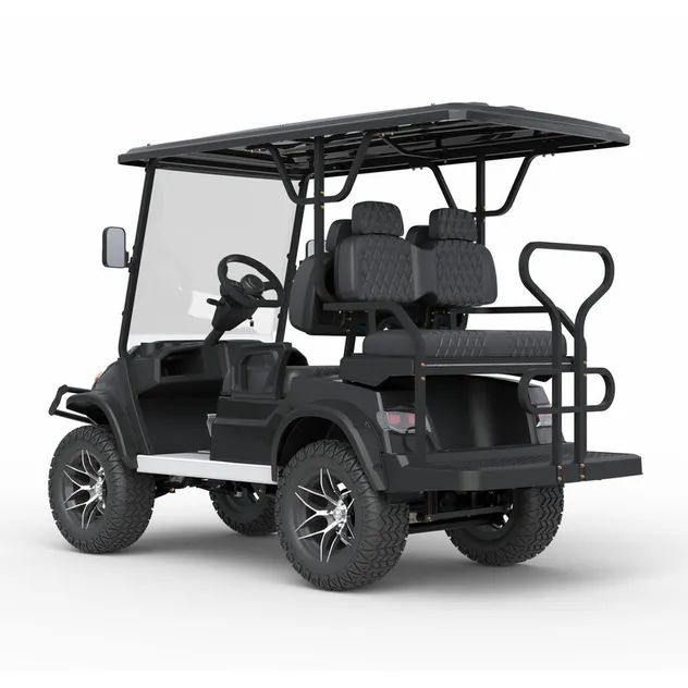 Custom High-Torque Motor 4 Seater Small Adults Electric Golf Cart for Large Industrial Parks