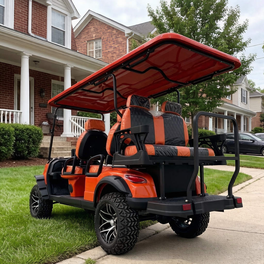 2026 6 Passenger Approved Golf Cart Cargo Low Prices 4+2 Seater Club Car Golf Cart Airport Electric Car