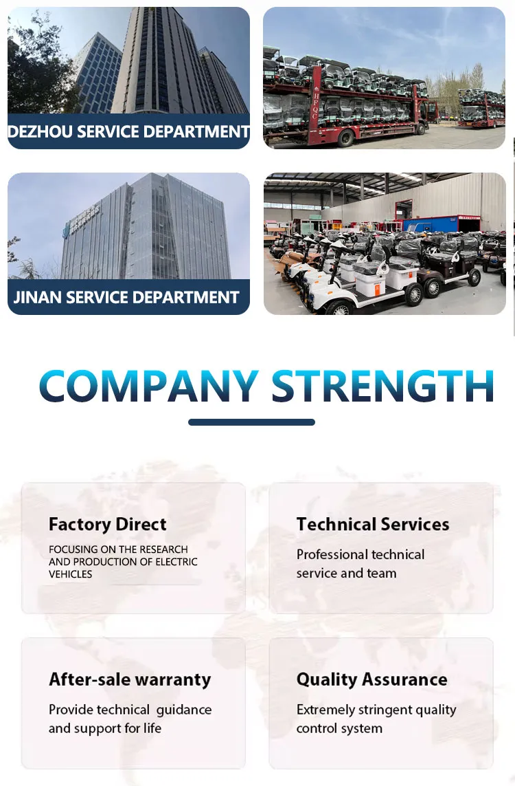 Easy to Operate Quiet Operation Park Security Patrol Mobile Music Performances Electric ATV Electric Golf Cart