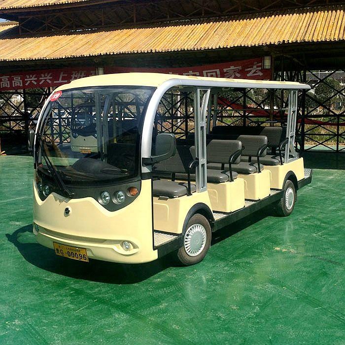 Electric Limo Golf Cart 72V 14 Passenger Electric Golf Cart Airport Golf Buggy