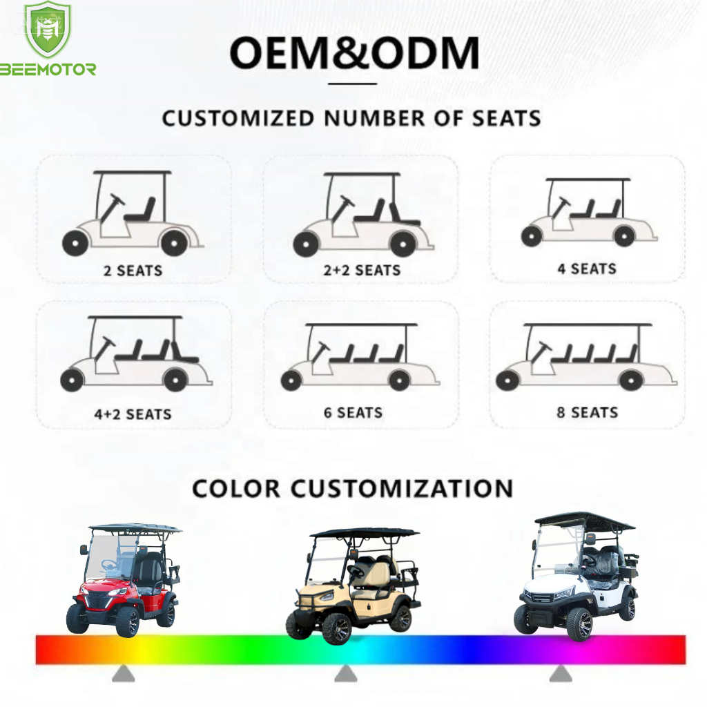 Newest Scooter Golf Carts Fold Push Sale 2022 Vehicle Wholesale Lifted Seat Kart Manufacture 5kw Golf Buggy