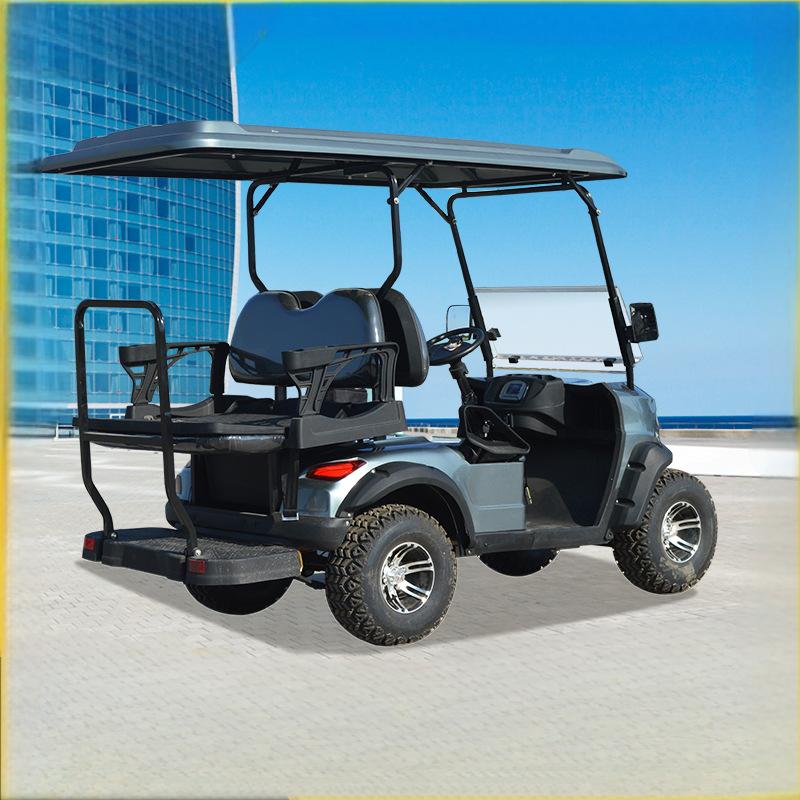 Customizable 4-Passenger Electric Golf Cart with Bespoke Battery Configuration