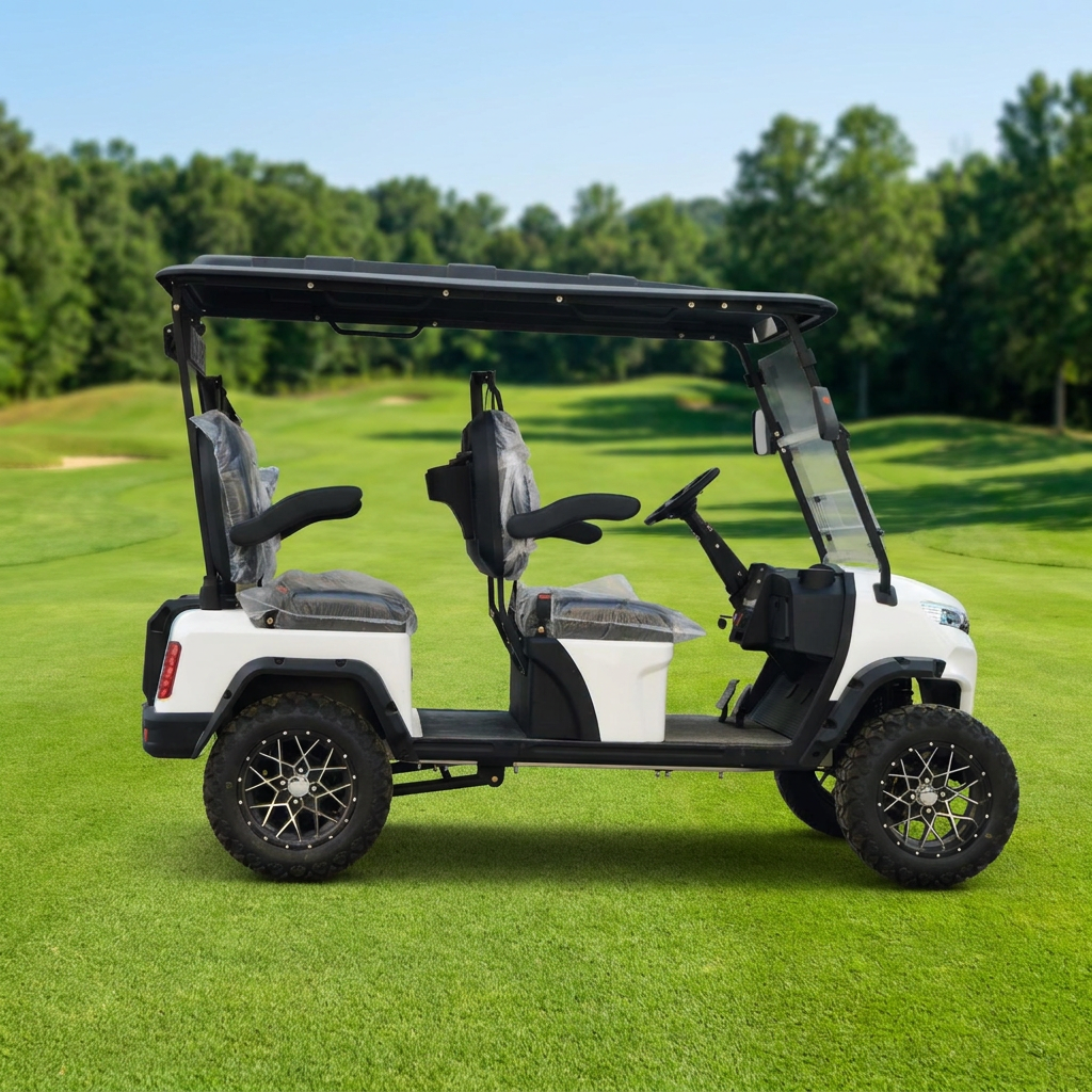 4x4 Drive Electric Golf Cart 4 Seater Off-Road 5KW Motor 60V Lithium Battery for Resort Villa Supports OEM/ODM