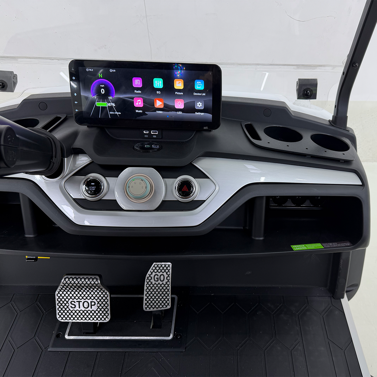 New Arrival Latest Design 6 Seater Golf Buggy Electric Golf Car DC-H-F4+2 Golf Cart Supplier